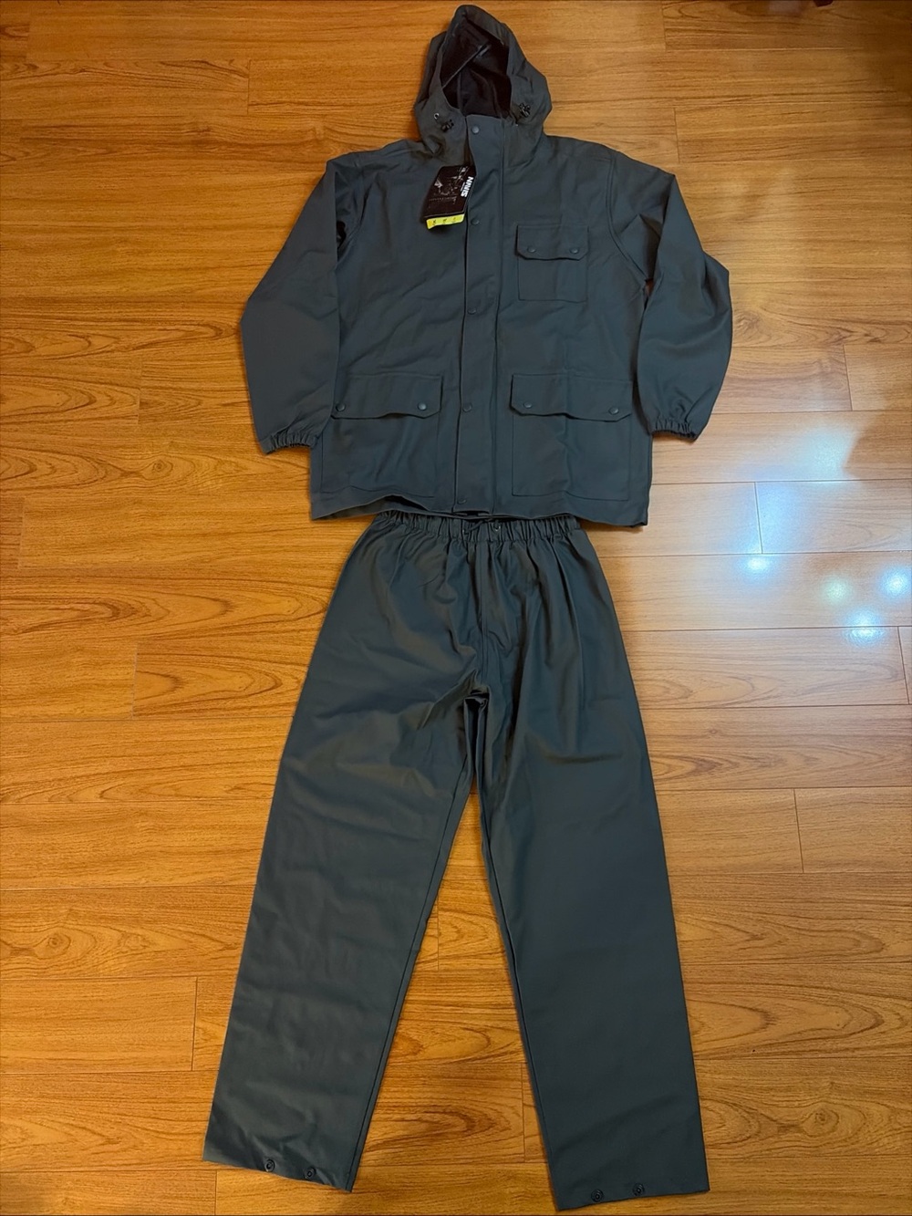 NAVIS Men's Heavy Duty Waterproof Rain Suit - Windproof Size S
